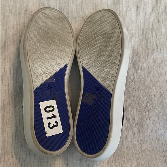 Rothy's Black and Blue Knit Slip-Ons - Picture 3 of 5